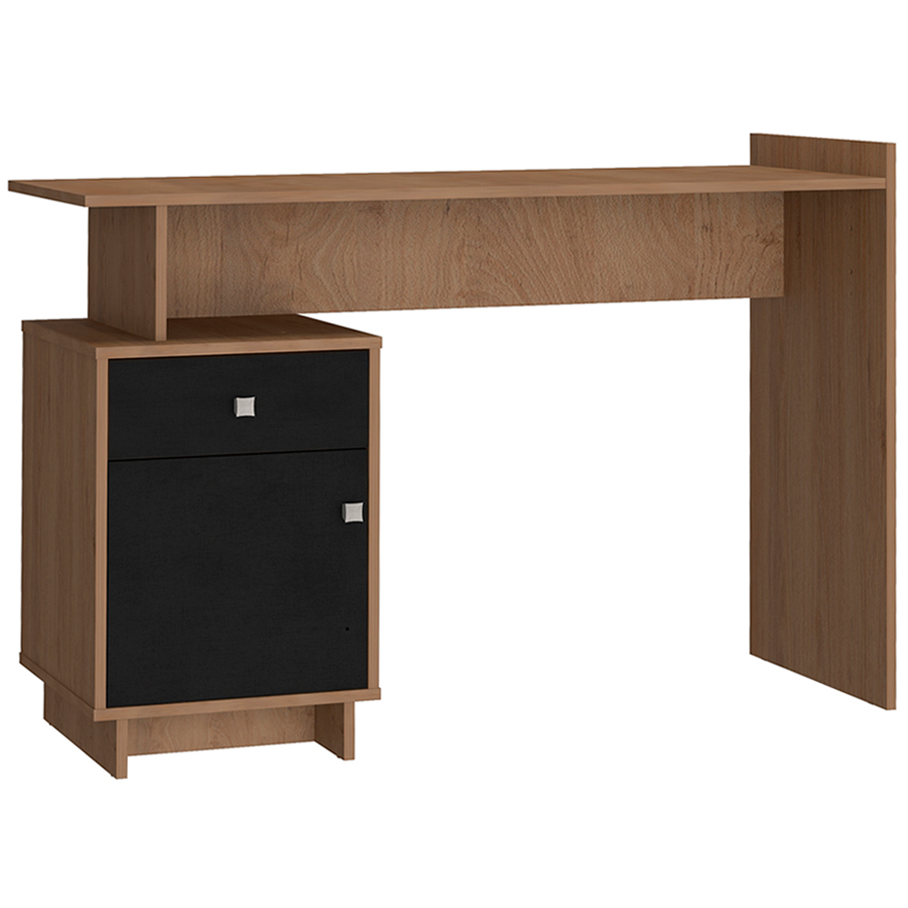 Escrivaninha Mesa Escritorio 1 Porta e 1 Gaveta B33 Mell Preto NOVAM Escrivaninha Mesa Escritorio 1 Porta e 1 Gaveta B33 Mell Preto NOVAM