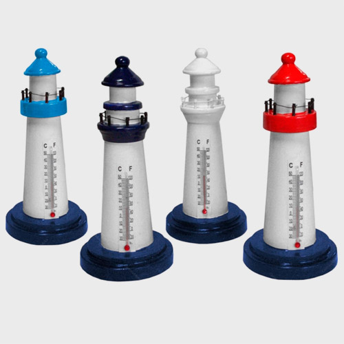 Farol com Termômetro P Jogo 4 peças Farol com Termômetro P Jogo 4 peças