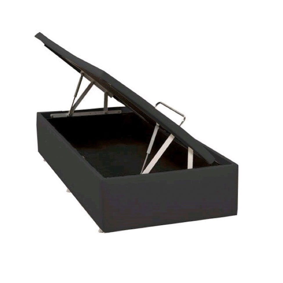 Base para Cama Box Solteiro Physical ll com Baú (39x88x188) Cinza Base para Cama Box Solteiro Physical ll com Baú (39x88x188) Cinza