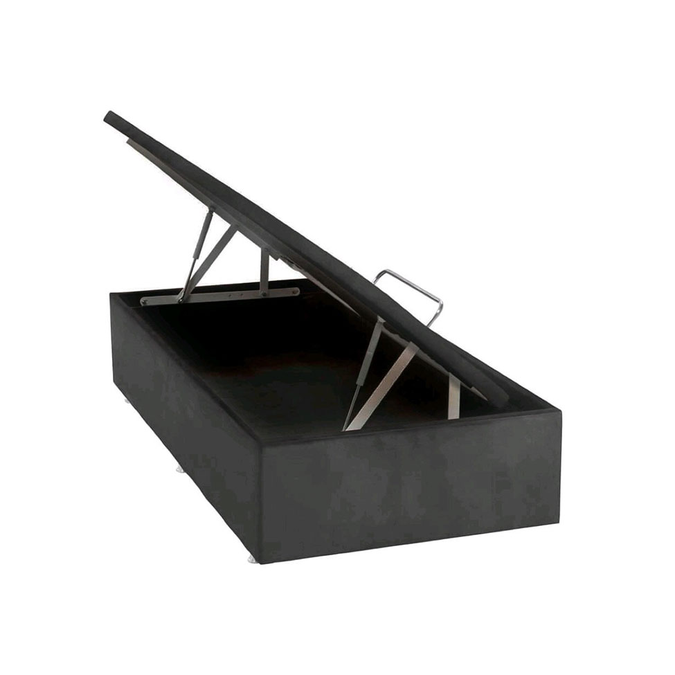 Base para Cama Box Solteiro Physical l com Baú (39x88x188) Cinza Base para Cama Box Solteiro Physical l com Baú (39x88x188) Cinza