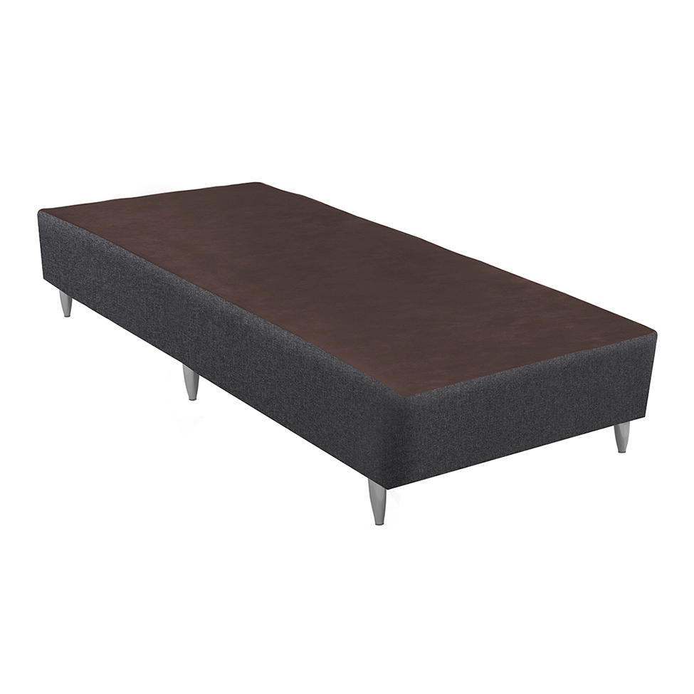 Base para Cama Box Solteiro Linen (23x88x188) Cinza Base para Cama Box Solteiro Linen (23x88x188) Cinza