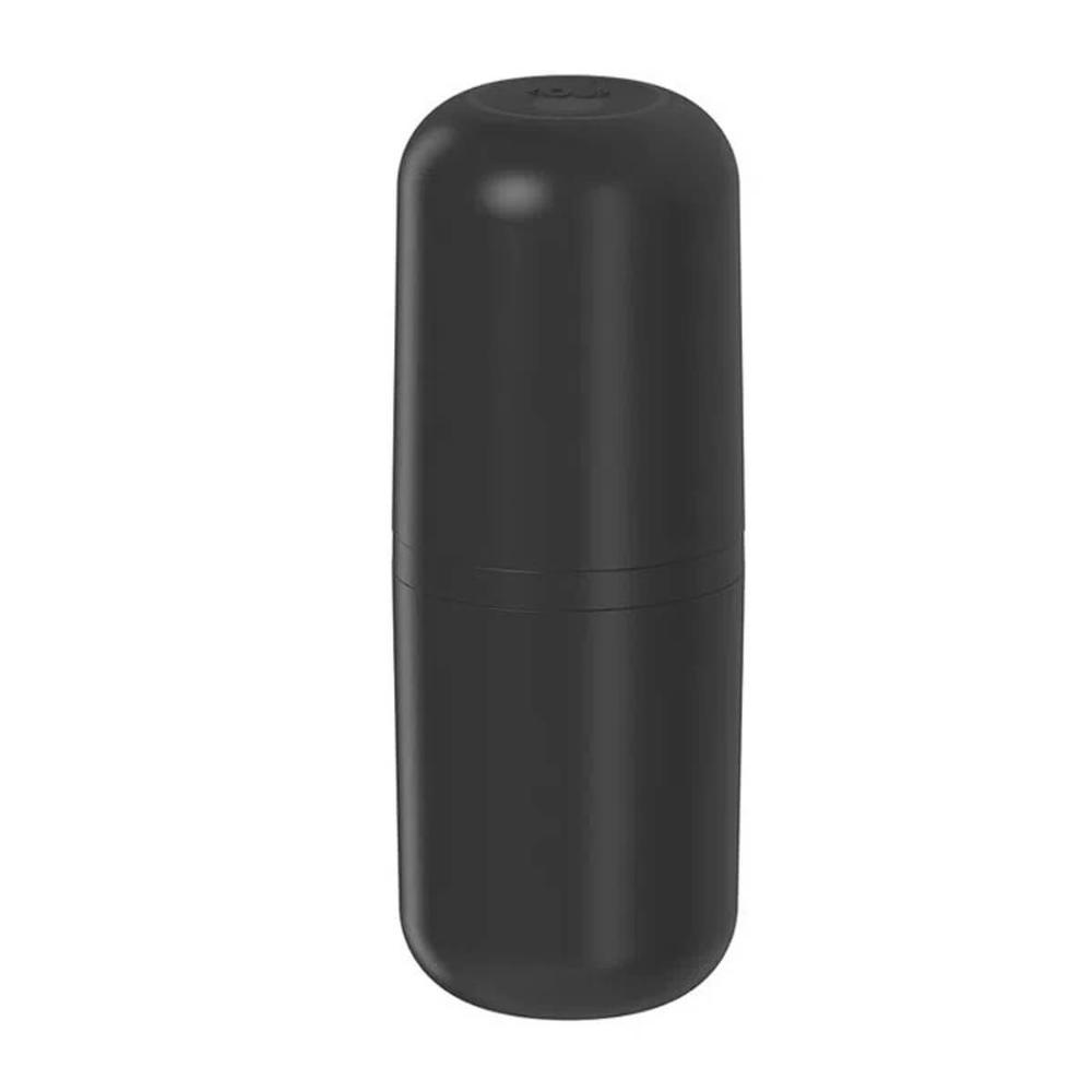 Porta Escova de Dentes com Tampa Bold para Banheiro Lavabo Pia Ou Preto Fosco Porta Escova de Dentes com Tampa Bold para Banheiro Lavabo Pia Ou Preto Fosco