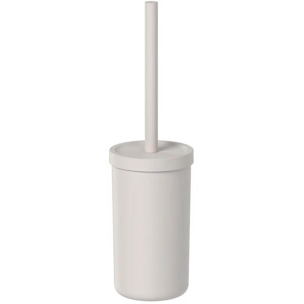 Escova Sanitária com Suporte Bold Ou Bege 9,8x34,5cm Vassoura para Vaso Sanitário Banheiro Escova Sanitária com Suporte Bold Ou Bege 9,8x34,5cm Vassoura para Vaso Sanitário Banheiro
