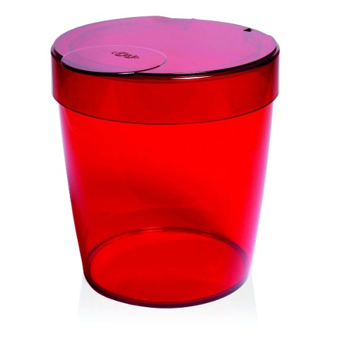 Lixeira 5 Litros Vermelho Para Banheiro Cozinha Ou Com Tampa Lixeira 5 Litros Vermelho Para Banheiro Cozinha Ou Com Tampa