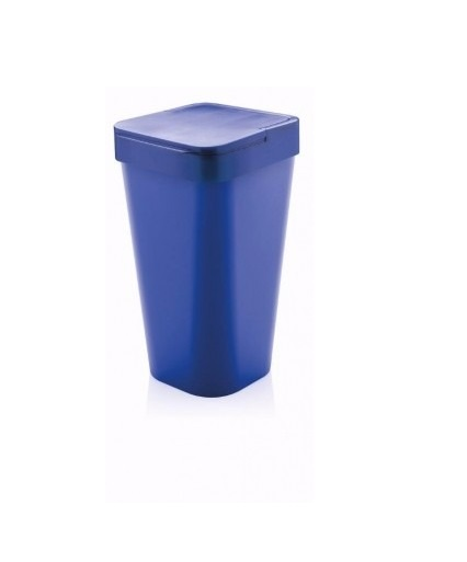 Lixeira Com Capacidade De 15 L Azul Marinho De Polipropileno Lixeira Com Capacidade De 15 L Azul Marinho De Polipropileno