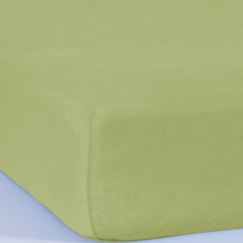 Lençol Casal Serena Malha 100% Algodão 138x188x23cm Verde Lençol Casal Serena Malha 100% Algodão 138x188x23cm Verde