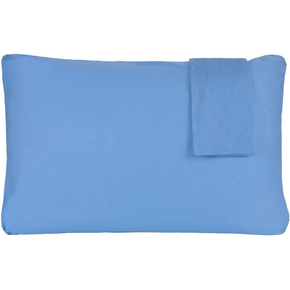 Jogo de Fronhas Serena Malha 100% Algodão 50x70cm Azul Jogo de Fronhas Serena Malha 100% Algodão 50x70cm Azul