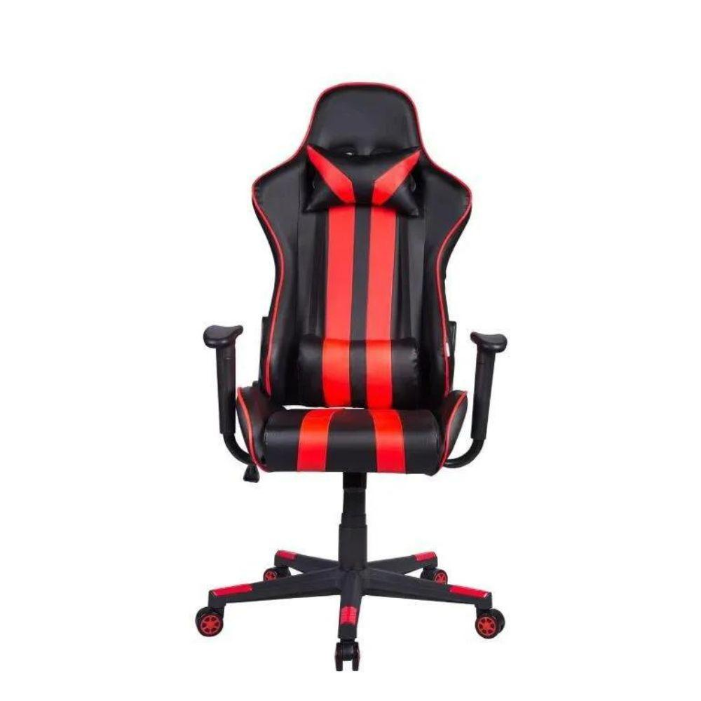 Cadeira Gamer Pelegrin em Couro PU Reclinável PEL-3013 Preta e Vermelha Cadeira Gamer Pelegrin em Couro PU Reclinável PEL-3013 Preta e Vermelha