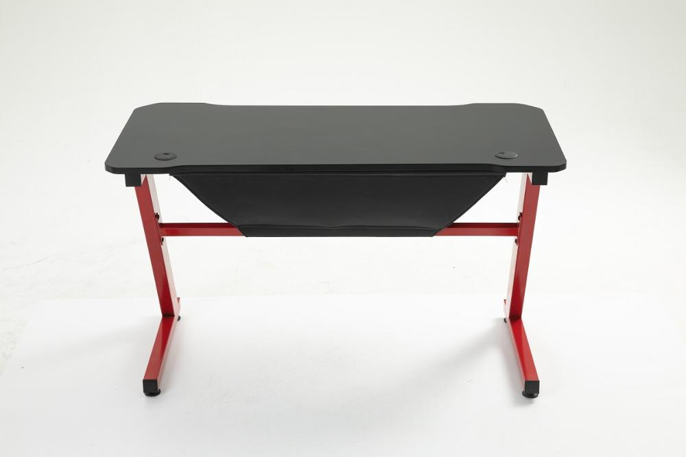 Mesa Gamer Pelegrin PEL-003P Preta e Vermelha Metal e MDF Mesa Gamer Pelegrin PEL-003P Preta e Vermelha Metal e MDF