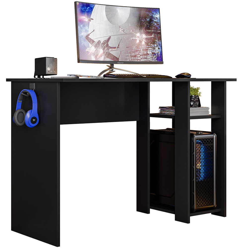 Mesa Gamer Slim Preto Fosco Texturizado PLLA Mesa Gamer Slim Preto Fosco Texturizado PLLA