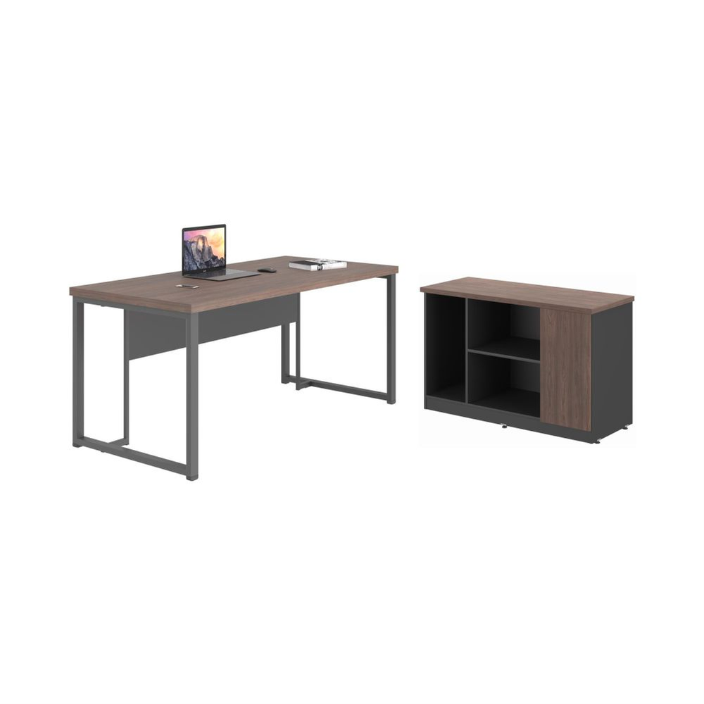 Kit Office Modern Freijó Preto Kit Office Modern Freijó Preto