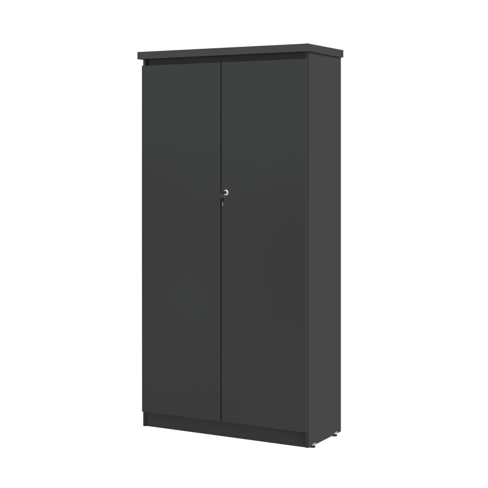 Armario com Portas Emir Preto Onix Armario com Portas Emir Preto Onix