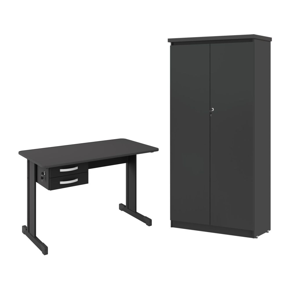 Kit de Escritorio Índia Preto Onix Kit de Escritorio Índia Preto Onix
