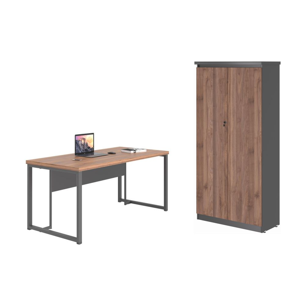 Kit para Escitório Catarina Noce Preto Kit para Escitório Catarina Noce Preto