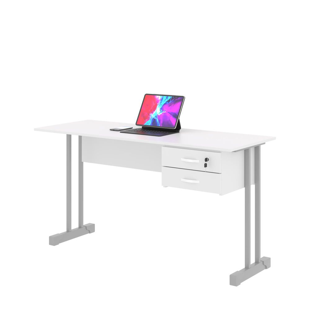 Mesa de Computador Bloc 1200 Ale Branco Mesa de Computador Bloc 1200 Ale Branco