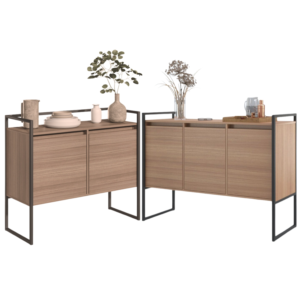 Conjunto Buffet Industrial 2 e 3 portas Montana Conjunto Buffet Industrial 2 e 3 portas Montana