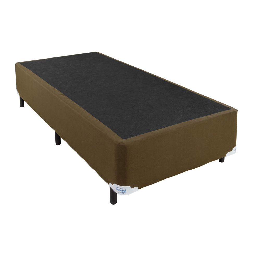 Base para Cama Box Solteiro Palermo (28x88x188) Bege Escura Base para Cama Box Solteiro Palermo (28x88x188) Bege Escura