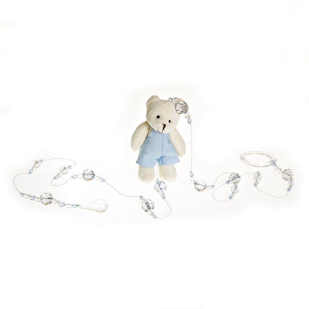 Pingente De Cortina Urso Com Roupa Azul Quarto Bebê Infantil Menino (Unidade) Pingente De Cortina Urso Com Roupa Azul Quarto Bebê Infantil Menino (Unidade)