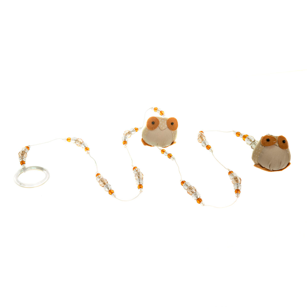 Pingente De Cortina Coruja Bege Quarto Bebê Infantil Menina Menino (Unidade) Pingente De Cortina Coruja Bege Quarto Bebê Infantil Menina Menino (Unidade)