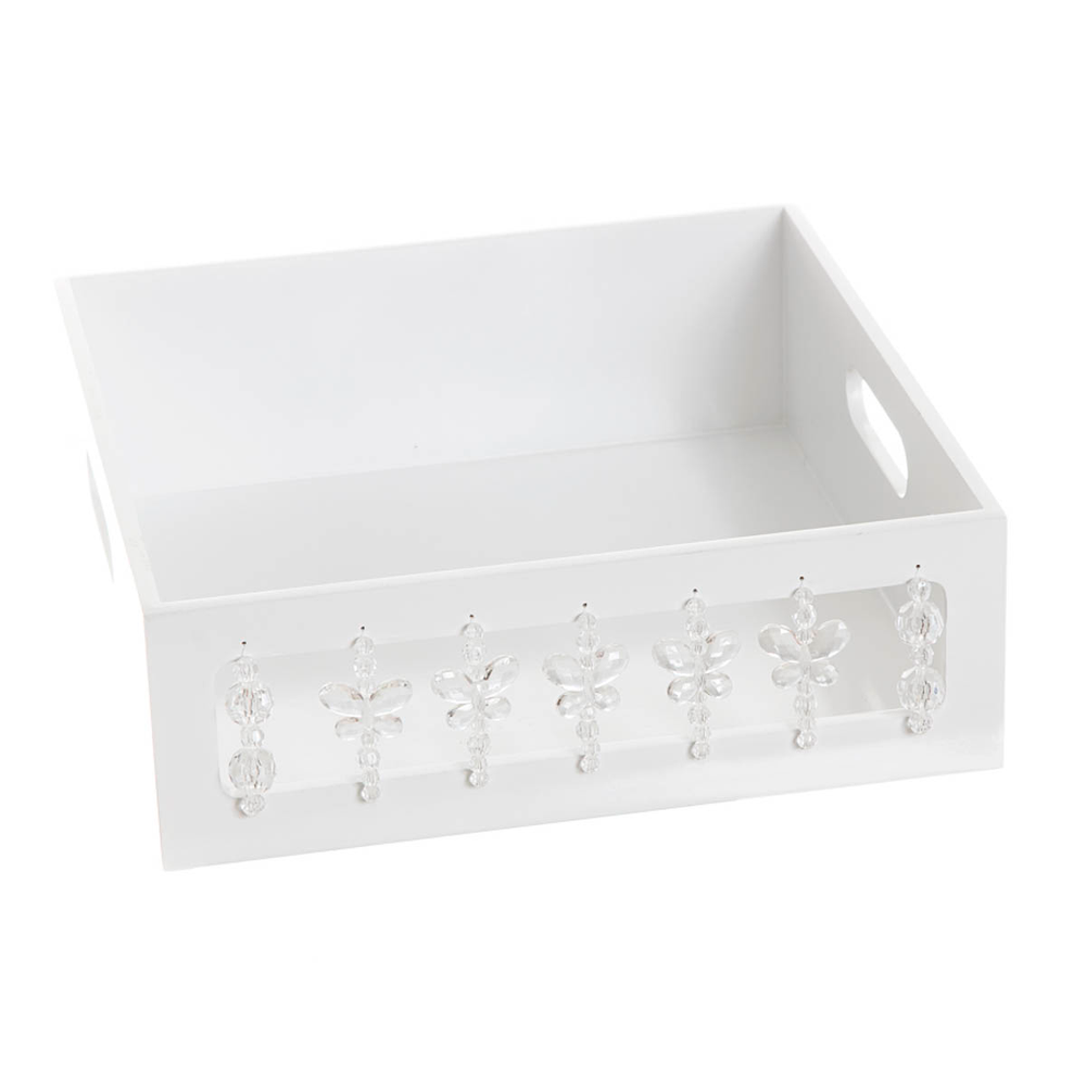 Bandeja Borboletas Transparentes Quarto Bebê Infantil Menina Menino Bandeja Borboletas Transparentes Quarto Bebê Infantil Menina Menino