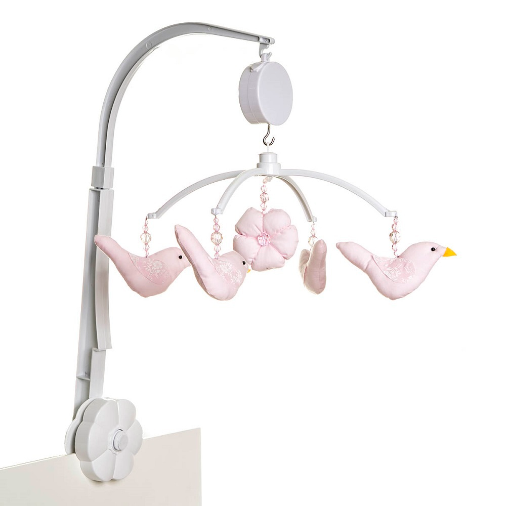 Móbile Musical Passarinhos Quarto Bebê Menina Móbile Musical Passarinhos Quarto Bebê Menina