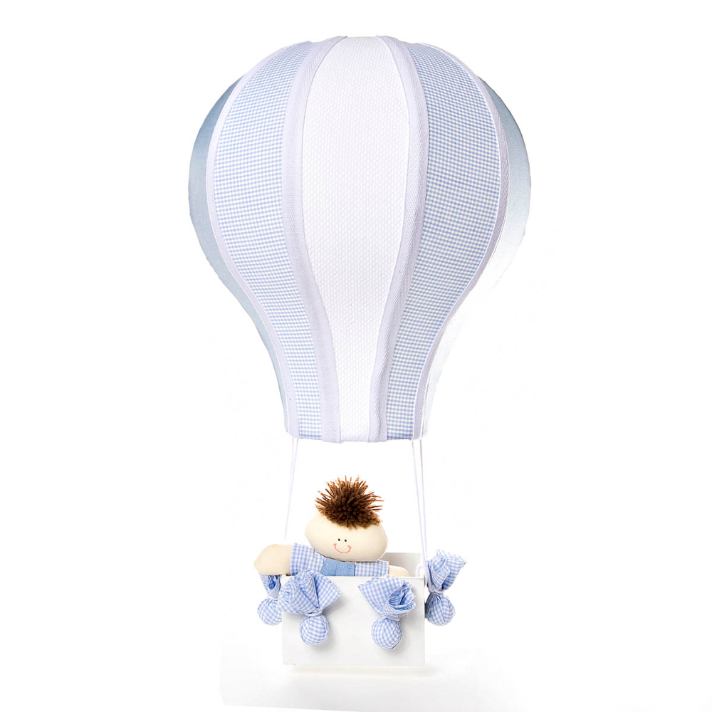 Meio Balão Azul Quarto Bebê Infantil