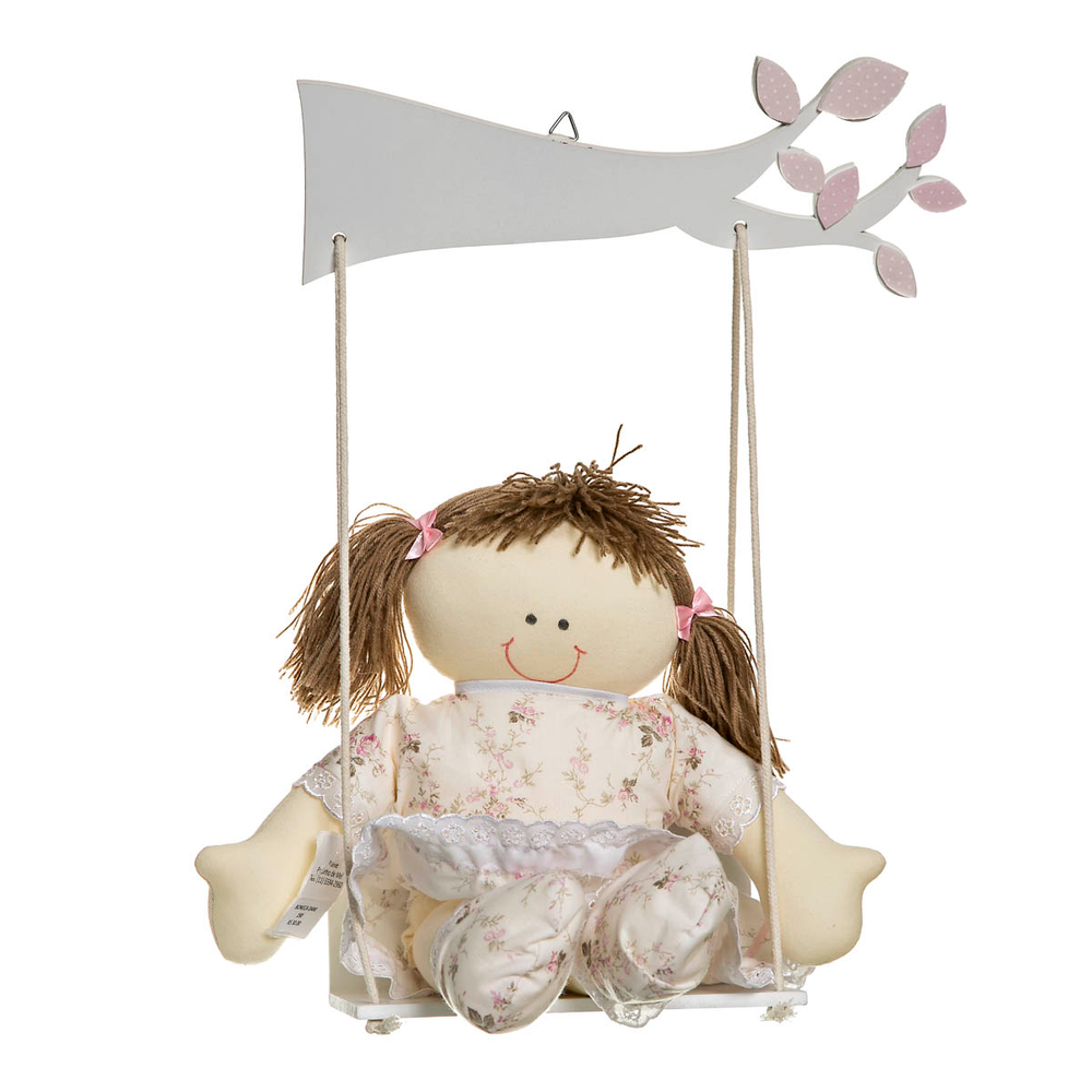 Balança Com Boneca Quarto Bebê Infantil Menina Balança Com Boneca Quarto Bebê Infantil Menina
