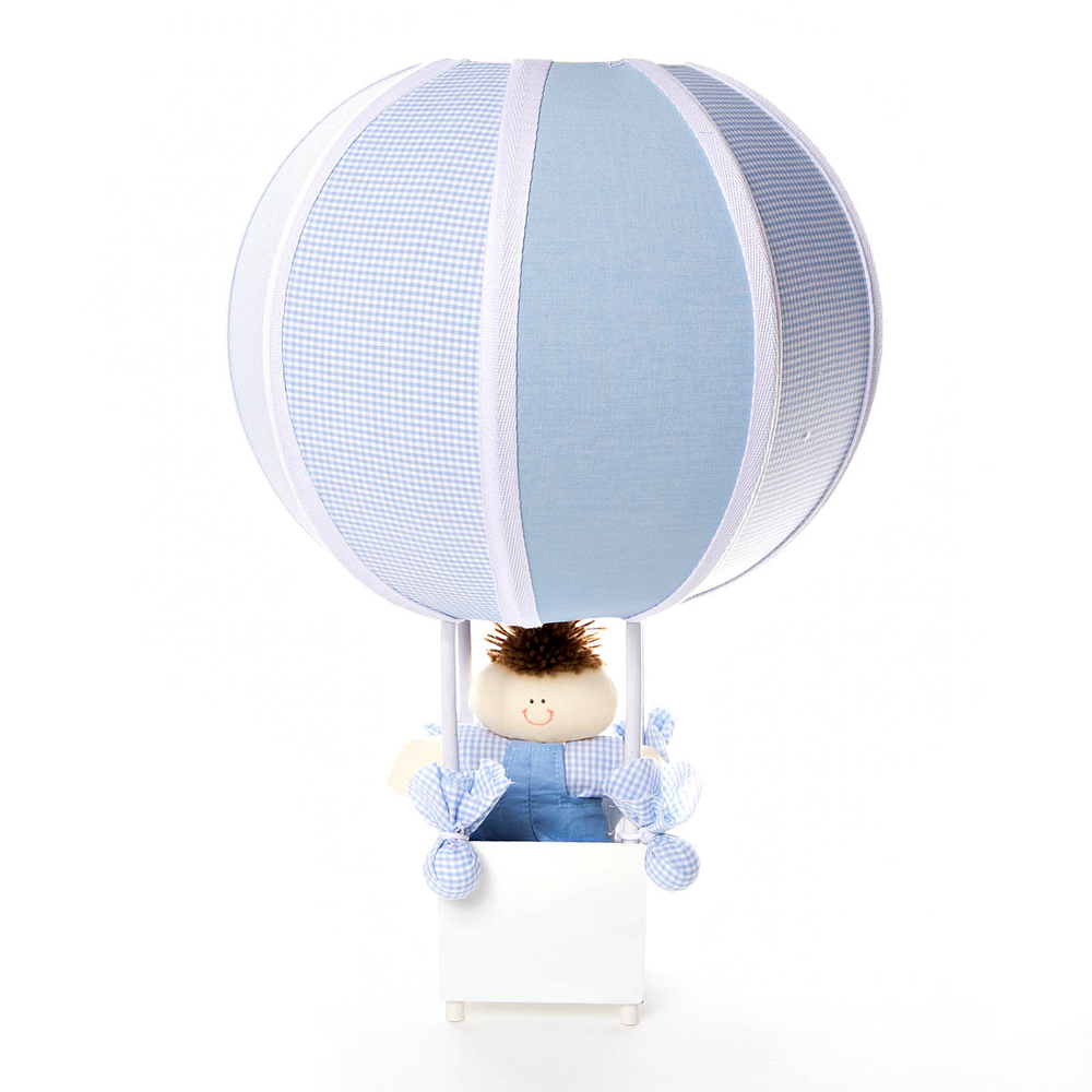 Abajur Balãozinho Azul Quarto Bebê Infantil - Bivolt Abajur Balãozinho Azul Quarto Bebê Infantil - Bivolt