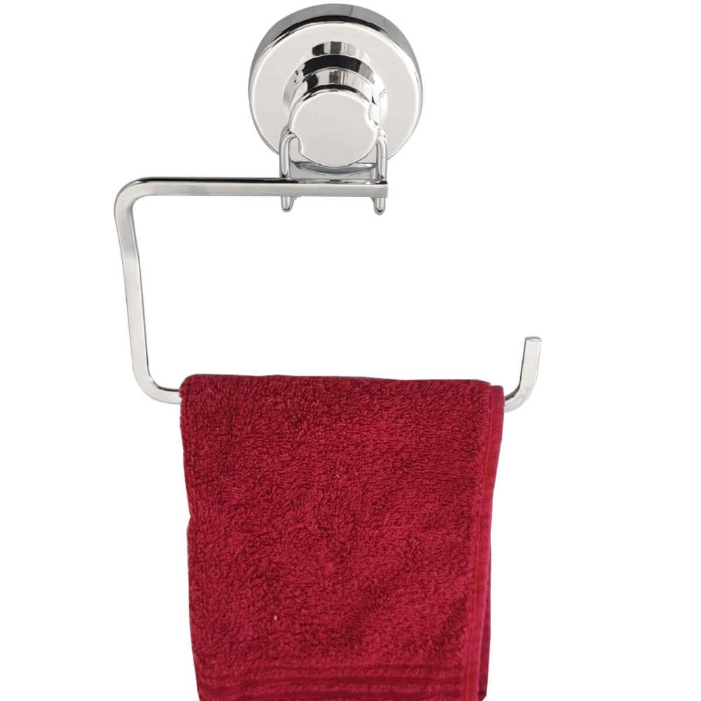 Porta Toalha de Rosto Toalheiro de Lavabo com Ventosa Facili Porta Toalha de Rosto Toalheiro de Lavabo com Ventosa Facili