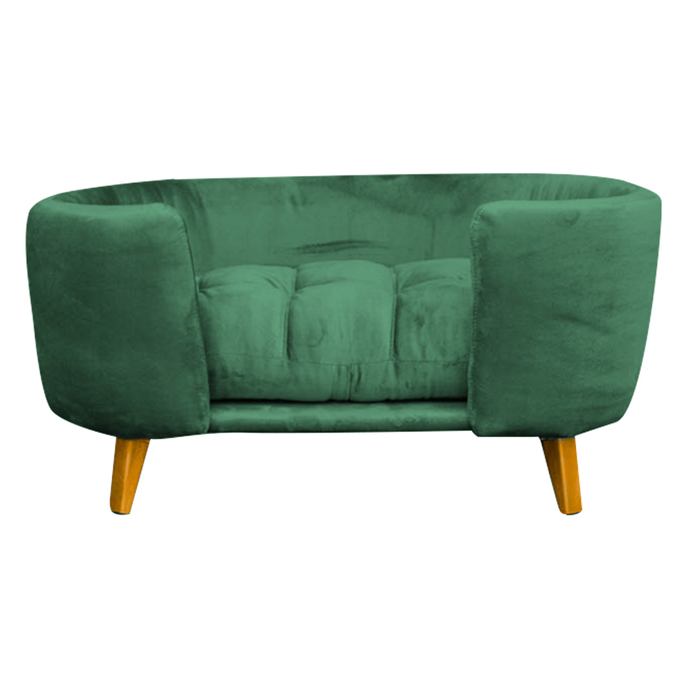 Cama Pet Poltrona Hannah Luxo Suede Verde - SSX Multicoisas Cama Pet Poltrona Hannah Luxo Suede Verde - SSX Multicoisas