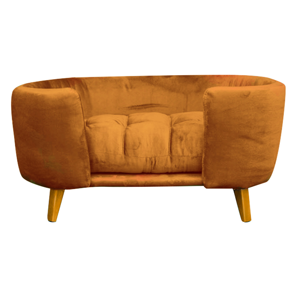 Cama Pet Poltrona Hannah Luxo Suede Terracota - SSX Multicoisas Cama Pet Poltrona Hannah Luxo Suede Terracota - SSX Multicoisas