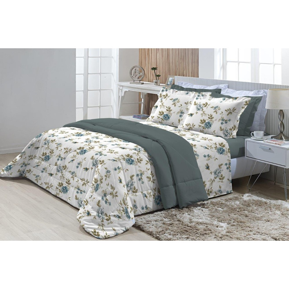 Jogo de Cama Casal 180 fios Innovare Manuela 4 peças Jogo de Cama Casal 180 fios Innovare Manuela 4 peças