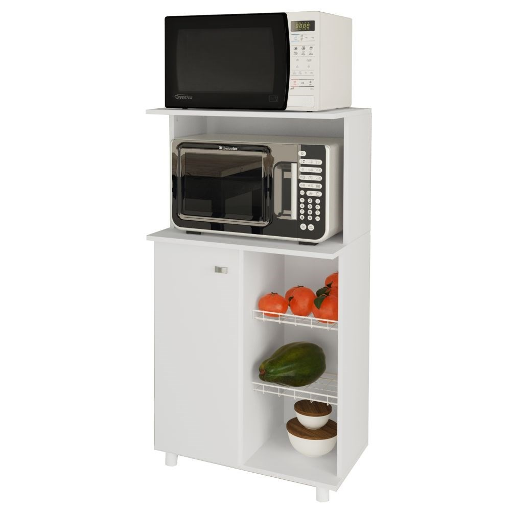 Balcão Fruteira 1 Porta BF3207 Branco - Tecno Mobili Balcão Fruteira 1 Porta BF3207 Branco - Tecno Mobili