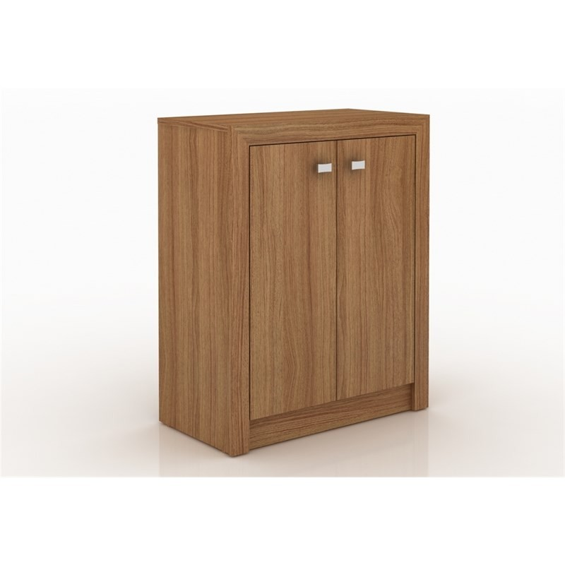Balcão Para Escritório 2 Portas ME4103 Amêndoa - Tecno Mobili Balcão Para Escritório 2 Portas ME4103 Amêndoa - Tecno Mobili