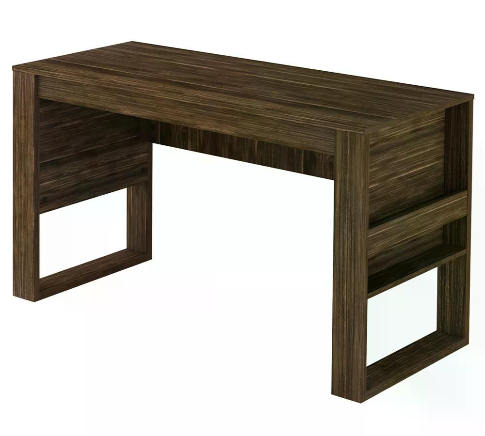 Mesa Escrivaninha Para Escritorio ME4146 Nogal Tecno Mobili Mesa Escrivaninha Para Escritorio ME4146 Nogal Tecno Mobili