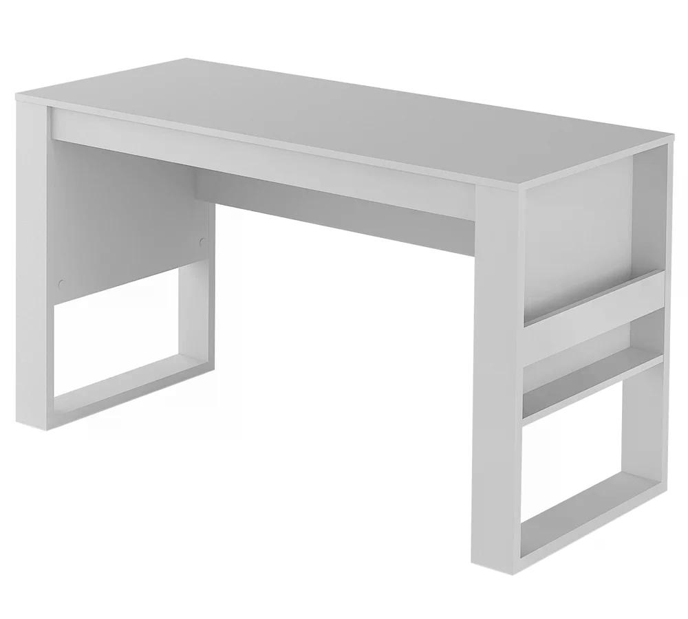 Mesa Escrivaninha Para Escritorio ME4146 Branco Tecno Mobili Mesa Escrivaninha Para Escritorio ME4146 Branco Tecno Mobili
