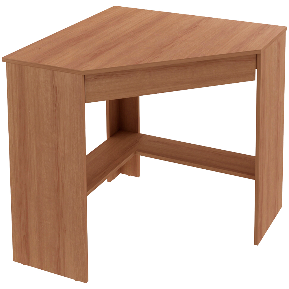 Escrivaninha Mesa Escritorio de Canto 76,5 cm ME4169 Amendoa Tecno Mobili Escrivaninha Mesa Escritorio de Canto 76,5 cm ME4169 Amendoa Tecno Mobili