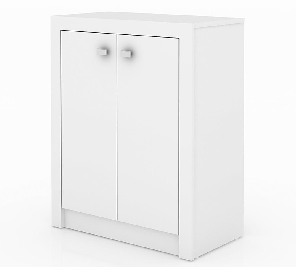 Conjunto Escritório Completo 5 Peças CJ3 Branco Tecno Mobili Conjunto Escritório Completo 5 Peças CJ3 Branco Tecno Mobili