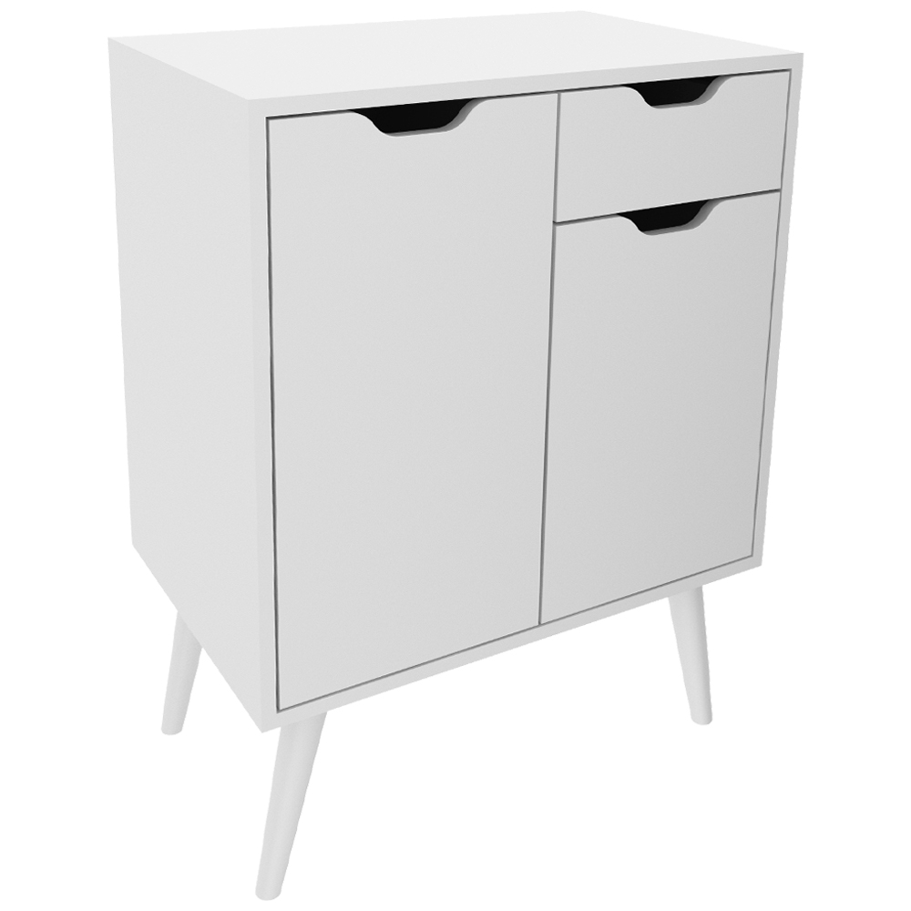 Gabinete Para Banheiro 2 Portas 1 Gaveta BN3637 Branco Tecno Mobili Gabinete Para Banheiro 2 Portas 1 Gaveta BN3637 Branco Tecno Mobili