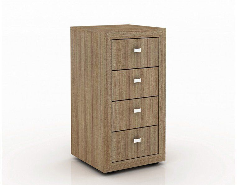 Gaveteiro para Escritório Home Office ME4133 MDP Amendoa G69 - Gran Belo Gaveteiro para Escritório Home Office ME4133 MDP Amendoa G69 - Gran Belo
