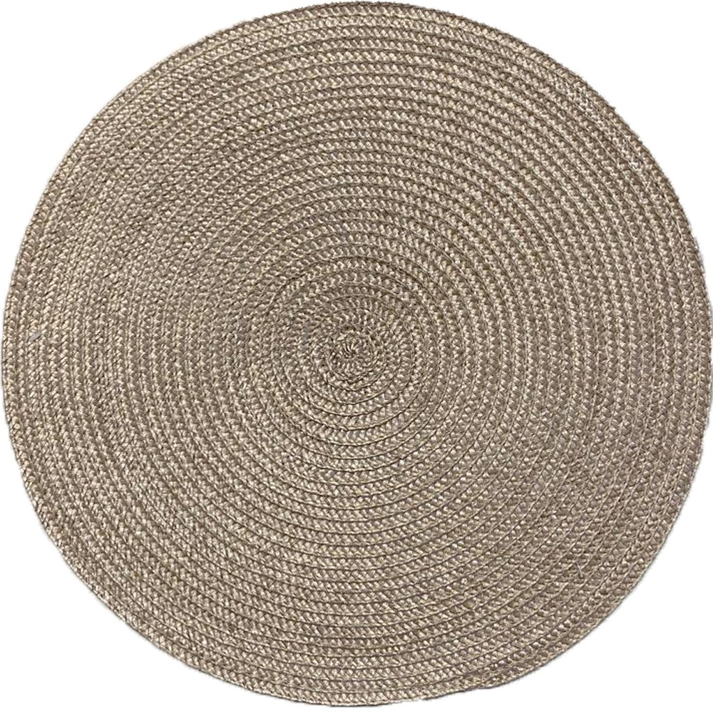 Kit 12 Americano Requinte Liso para Mesa Redondo 38cm Taupe Kit 12 Americano Requinte Liso para Mesa Redondo 38cm Taupe