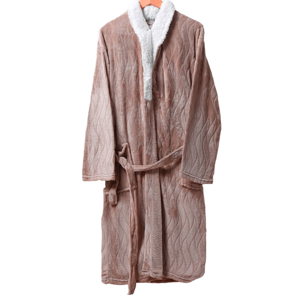 Roupão Sherpa Lã de Carneiro Toque Flannel Roupão Sherpa Lã de Carneiro Toque Flannel
