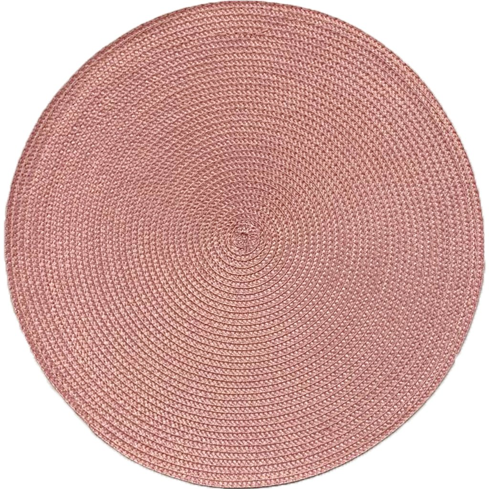 Lugar Americano Requinte Redondo 38cm Rosê Lugar Americano Requinte Redondo 38cm Rosê