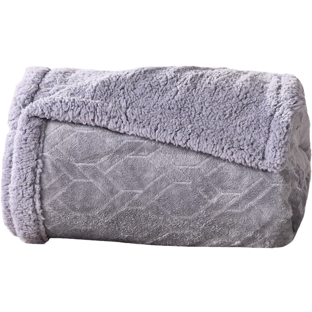 Manta Cobertor Queen Sherpa Realce Flannel Lã de Carneiro Manta Cobertor Queen Sherpa Realce Flannel Lã de Carneiro