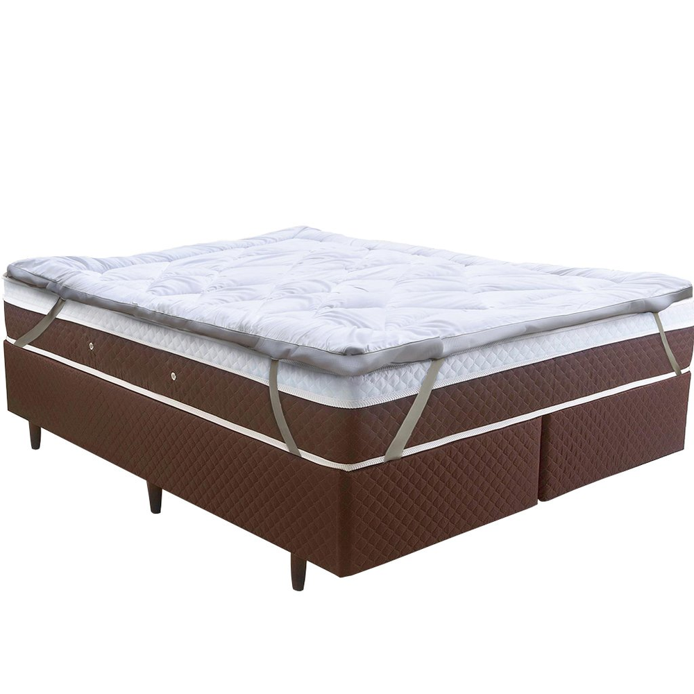 Pillow Top Solteiro Toque de Plumas 88x188 4cm 600g/m² Ultra Macio Pillow Top Solteiro Toque de Plumas 88x188 4cm 600g/m² Ultra Macio