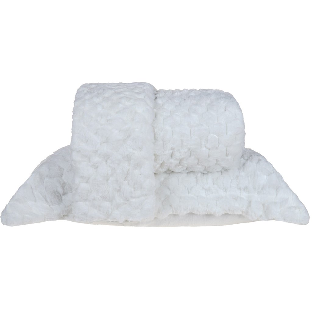 Kit Colcha Queen Luxor Jacquard Toque Macio Kit Colcha Queen Luxor Jacquard Toque Macio