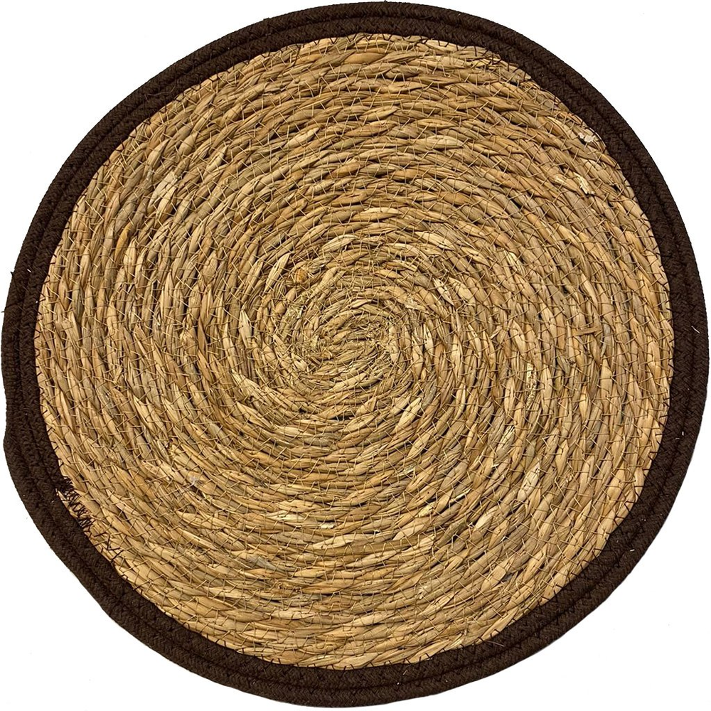 Lugar Americano Rústico Colors Fibra Natural 38cm Café Lugar Americano Rústico Colors Fibra Natural 38cm Café