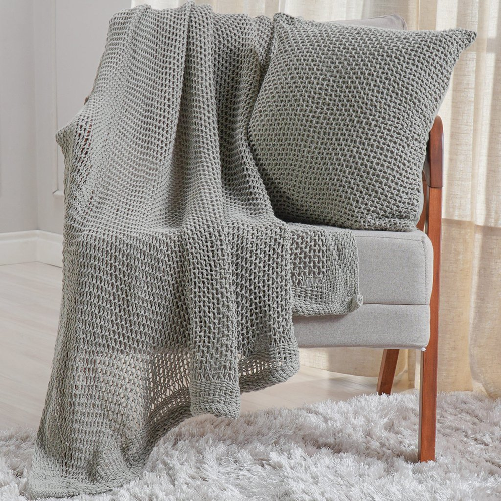 Manta Decorativa Atacama Rustic Style 160x220 Olive Manta Decorativa Atacama Rustic Style 160x220 Olive