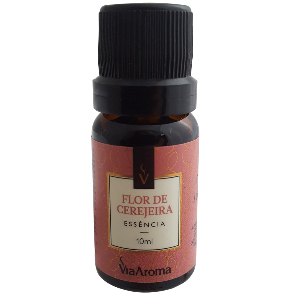 Essência Via Aroma Flor De Cerejeira Para Aromatizador Aromaterapia 10ml Essência Via Aroma Flor De Cerejeira Para Aromatizador Aromaterapia 10ml