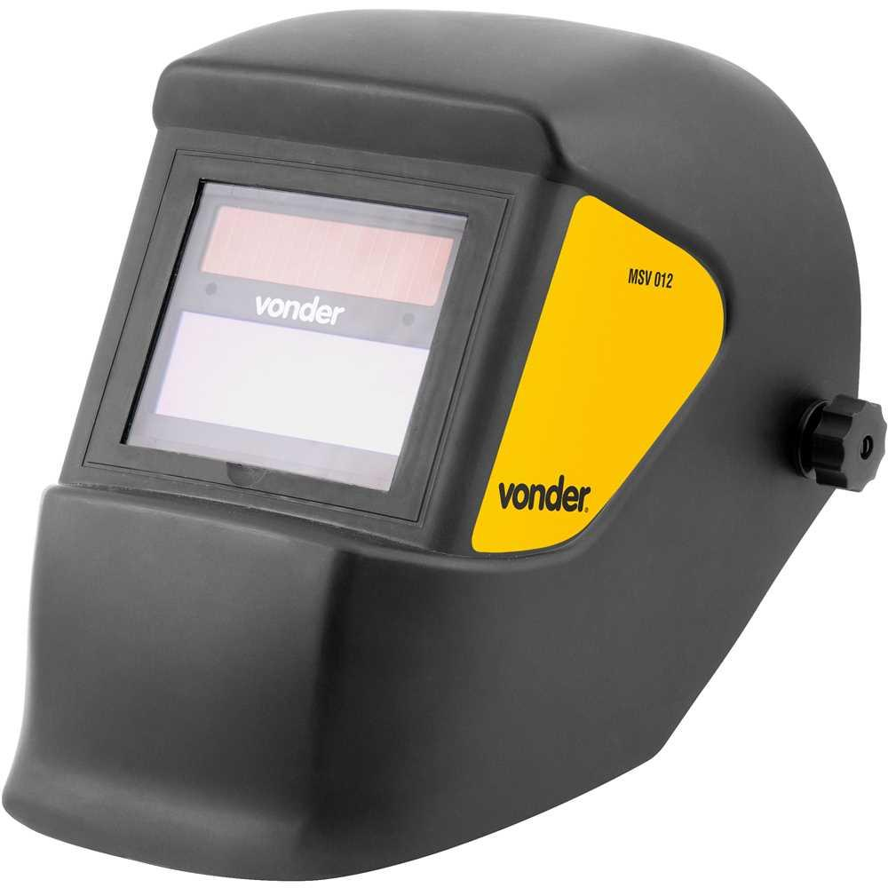 Máscara para solda com escurecimento automático tonalidade 12 MSV 012 VONDER Máscara para solda com escurecimento automático tonalidade 12 MSV 012 VONDER